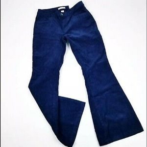Cato Womens 18W Navy Blue Corduroys Pants Slacks